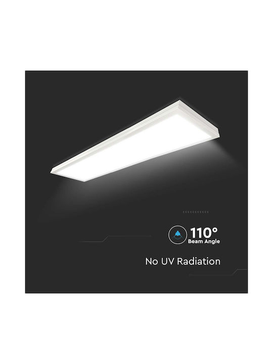 V-TAC Rectangular Recessed LED Panel 40W with Cool White Light 6500K 120x120cm
