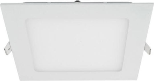 Elmark Квадрат Вграден LED Панел 18W с Топло бяло Светлина 2700К 22.1x22.1см.