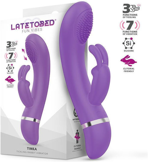 LateToBed Tinka Ticling Rabbit Δονητής Rabbit Μωβ