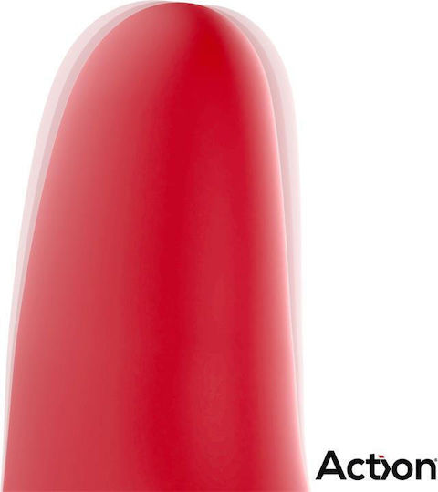Action Mini Klitoris Vibrator 12,7cm Rot