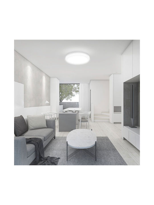 V-TAC Round Outdoor LED Panel 36W with Warm White Light 3000K