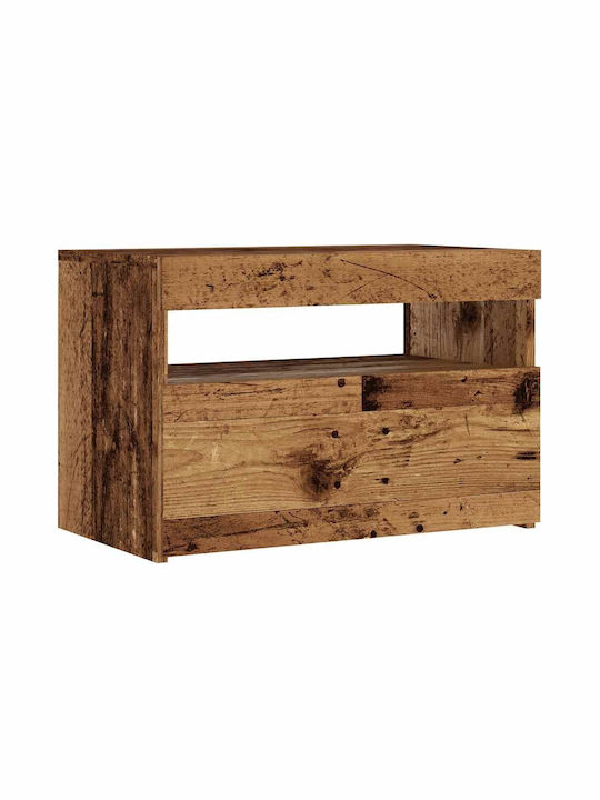 TV-Ständer mit LED-Beleuchtung Braune M60xT35xH40cm