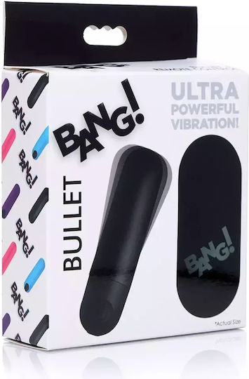 XR Bang Vibrating Bullet Mini Δονητής Bullet με Απομακρυσμένο Έλεγχο 7.8cm Μαύρος