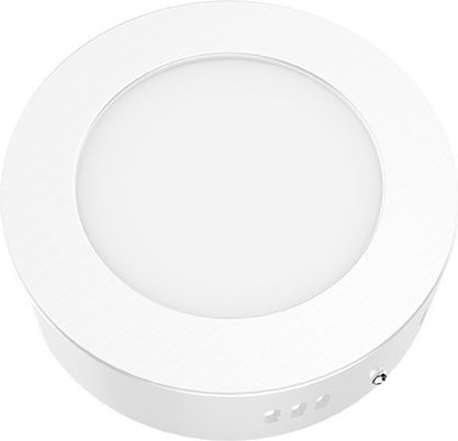 Aca Στρογγυλό LED Panel 12W με Φυσικό Λευκό Φως 4000K 16εκ.