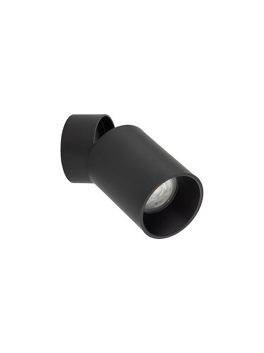 TK Lighting Single Spot with Socket GU10 in Black Color