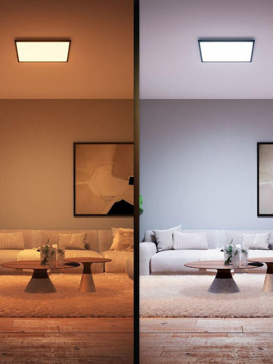 Philips Τετράγωνο Εξωτερικό LED Panel 39W με Ρυθμιζόμενο Λευκό Φως 60x60εκ.