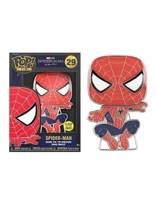 Funko Pop! Pin Marvel: Omul-Păianjen Nici o cale spre casă - Spider-Man 29 Strălucește în întuneric