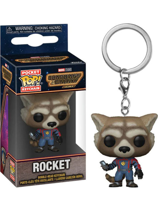 Funko Pocket Pop! Keychain Bobble-Head Movies: Guardians of the Galaxy - Rocket Funko Pocket Pop! Keychain Bobble-Head Movies: Guardians of the Galaxy - Rocket