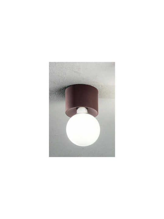 Ondaluce Single Spot with Socket E27 in Brown Color