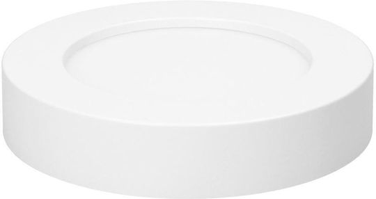 Orno Στρογγυλό LED Panel 18W με Φυσικό Λευκό Φως 4000K