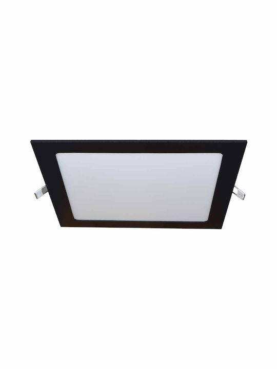 Vivalux Τετράγωνο Χωνευτό LED Panel 18W με Φυσικό Λευκό Φως 4000K