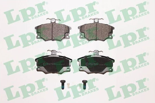 LPR Brakes Σετ Τακάκια Εμπρός για Fiat Barchetta / Bravo / Croma / Panda / Punto / Regata