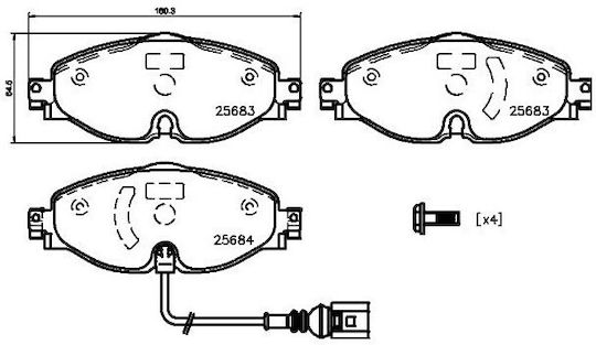 Hella Brake Pad