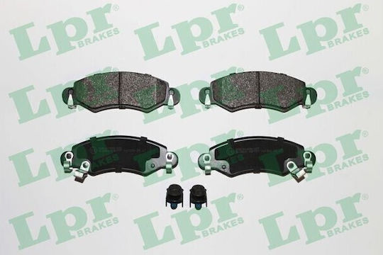 LPR Brakes Спирачна накладка Предни за Opel Агила Suzuki Игнис / Вагон R+