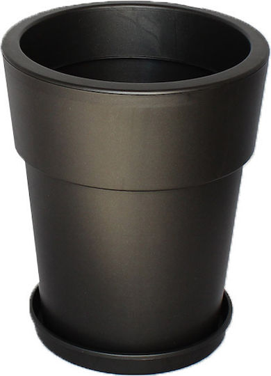 Viomes Linea Topf Kunststoff Anthracite/Molybdenum 16x16x15.5cm.