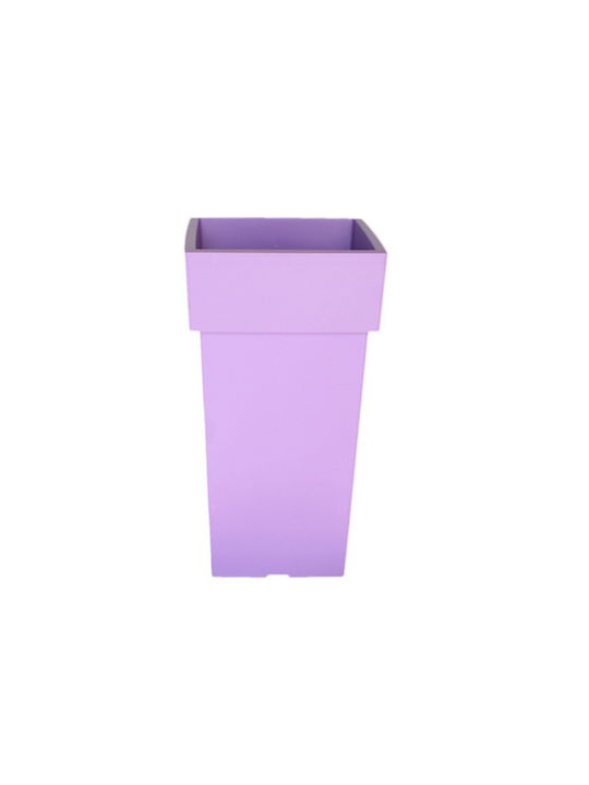 Viomes Linea 582 Flower Pot 27x50cm in Purple Color