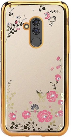 Senso Diamond Huawei Gold Back Umschlag Rückseite Silikon Gold (Huawei Mate 20 Lite)
