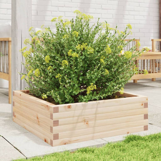 vidaXL Planter Box Lemn Maro 70x70x23cm.
