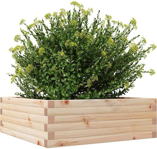 vidaXL Planter Box Lemn Maro 70x70x23cm.