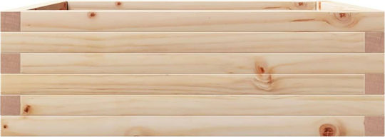 vidaXL Planter Box Lemn Maro 70x70x23cm.