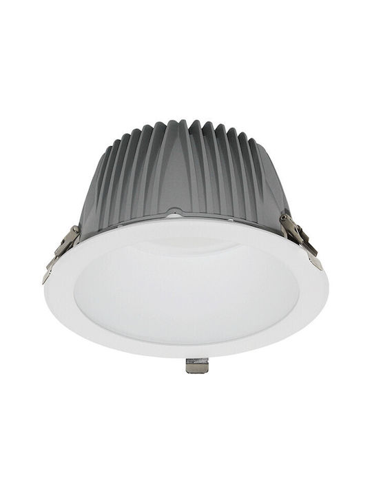 Elmark Rund Metallisch Einbau Spot mit integriertem LED und Warmweißes Licht Weiß 21.7x21.7cm. 1Stück Elmark Rund Metallisch Einbau Spot mit integriertem LED und Warmweißes Licht Weiß 21.7x21.7cm. 1Stück