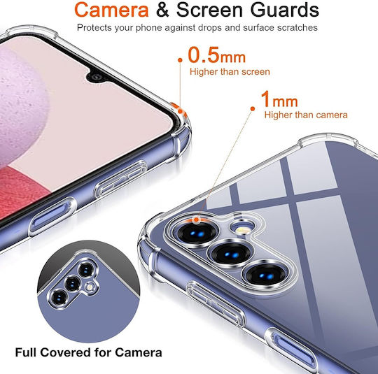 Techsuit Shockproof Clear Back Cover Silicon Transparent (Galaxy Note 20TCL 20L / 20L+ / 20 5G / 20S - TCL 20L / 20L+ / 20 5G / 20S)