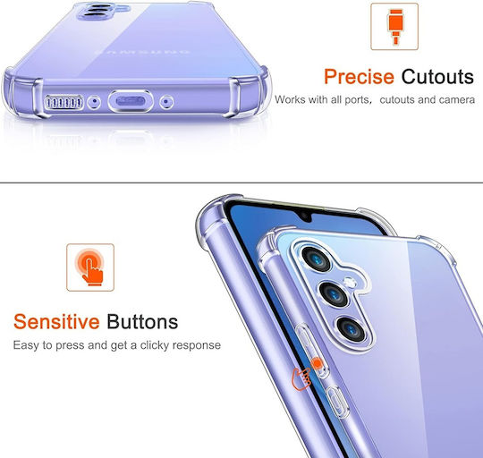Techsuit Shockproof Clear Umschlag Rückseite Silikon Transparent (Realme GT 7 Pro)
