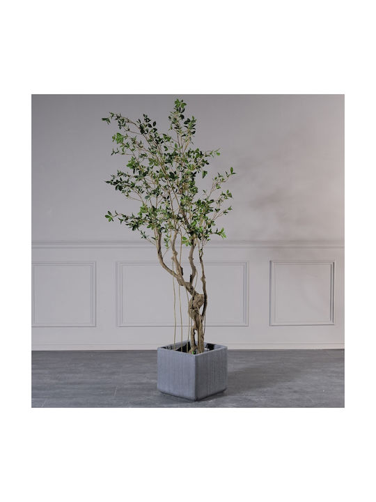 Supergreens Pot Ceramic Dark Grey 37cm.