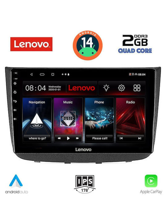 Lenovo Ηχοσύστημα Αυτοκινήτου για Mercedes-Benz Vito / Viano 2003-2007 (Bluetooth/USB/AUX/WiFi/GPS/Apple-Carplay/Android-Auto) με Οθόνη Αφής 10"