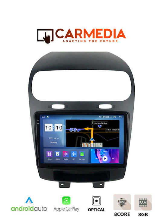 Carmedia Car Audio System for Fiat Freemont 2008+ (Bluetooth/USB/AUX/WiFi/GPS/Apple-Carplay/Android-Auto) with Touch Screen 9.5"