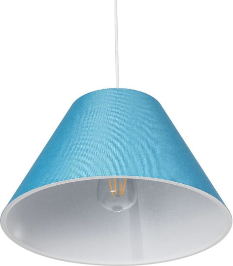GloboStar Rift Pendant Light Blue with Socket E27 35x35x93cm
