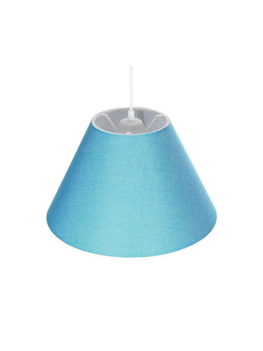 GloboStar Rift Hängelampe Blau mit Fassung E27 35x35x93cm.