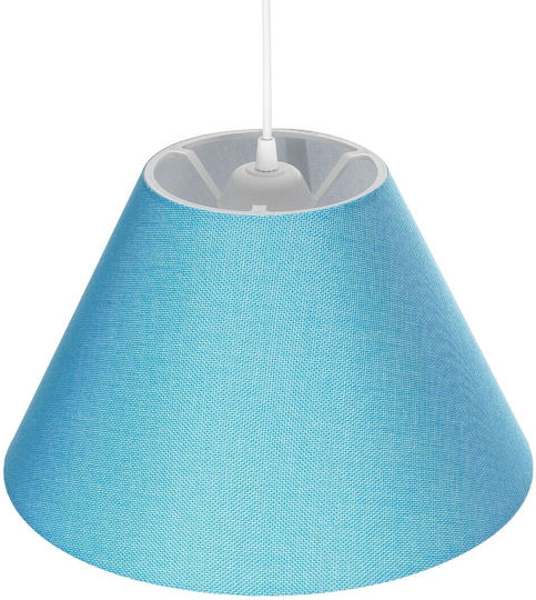 GloboStar Rift Pendant Light Blue with Socket E27 35x35x93cm