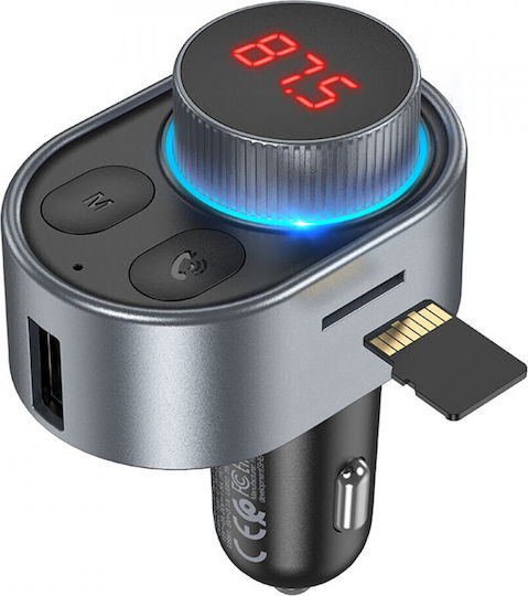 Hoco FM Car Transmitter E72 with Bluetooth / USB / Type-C