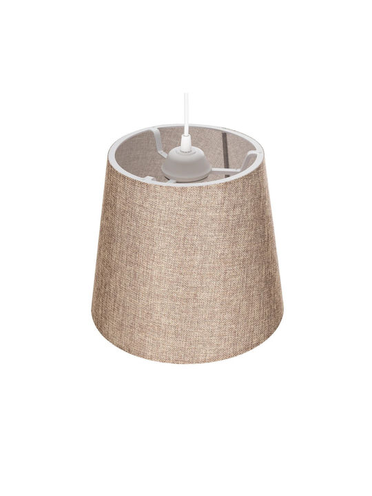 GloboStar Coney Pendant Light Brown with Socket E27 26x26x93cm