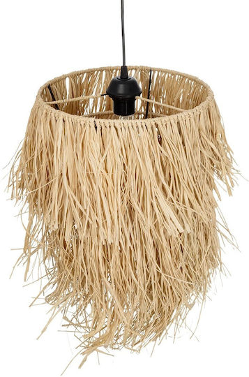 GloboStar Weg Pendant Light Beige Boho with Socket E27 30x30x90cm