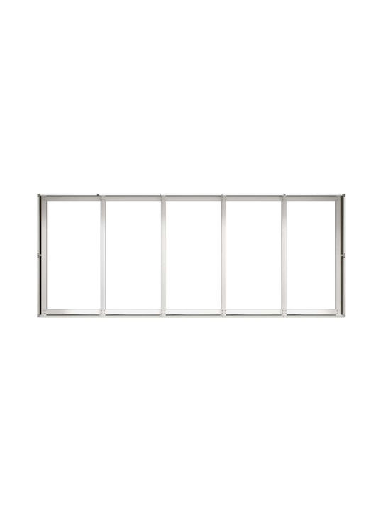 vidaXL Blumenkasten Metallisch Silver 200x80x40cm.
