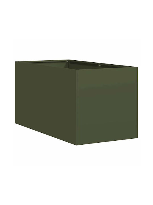 vidaXL Planter Box 40x40cm Green 860734