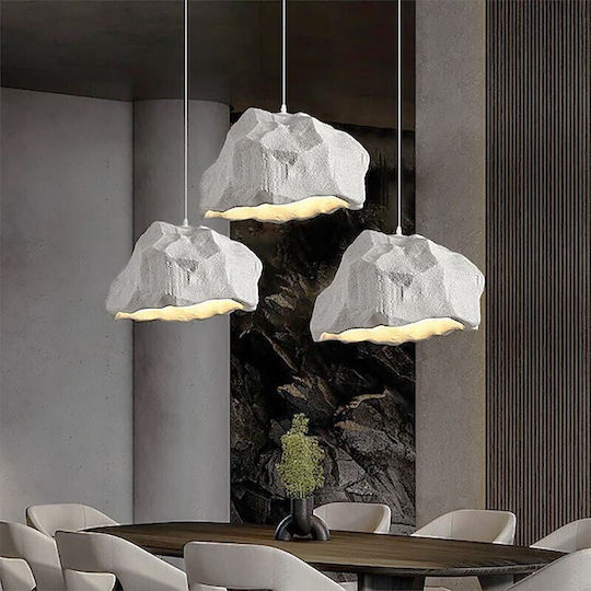 Atman Κρεμαστό Φωτιστικό Χρυσό με Ντουί E27 52x52x30εκ.