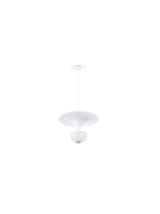 Inlight Pendant Light White LED with Warm to Cool White Light Rail 20x20cm