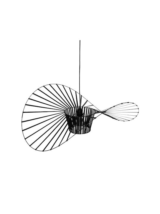 GloboStar Widow Pendant Light Black Grid with Socket E27 80x80x30cm