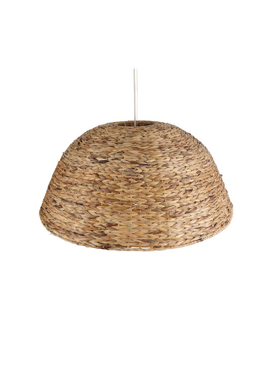 GloboStar Mangata Deckenleuchte Braun Boho Raster mit Lampensockel E27 90x90x40cm