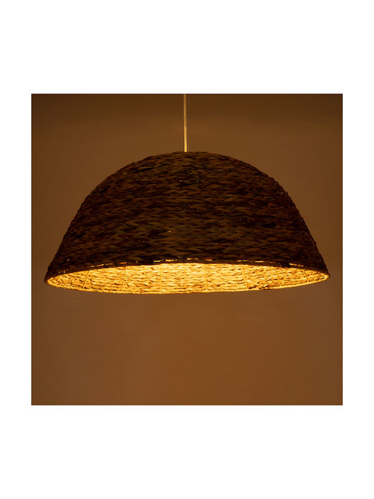 GloboStar Mangata Deckenleuchte Braun Boho Raster mit Lampensockel E27 90x90x40cm