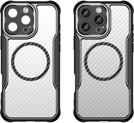 Hurtel Back Cover Silicone Black (iPhone 16 Pro Max)