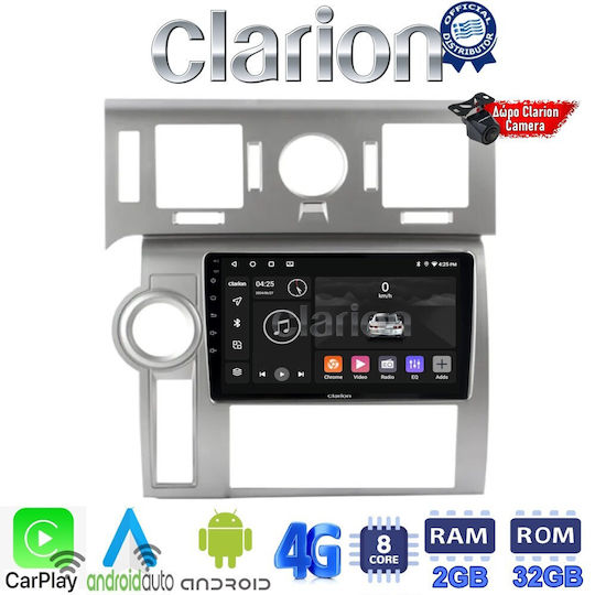 Clarion Auto-Audiosystem Hummer H2 2002 > 2010 (Bluetooth/USB/WiFi/GPS/Apple-Carplay/Android-Auto) mit Touchscreen 9"