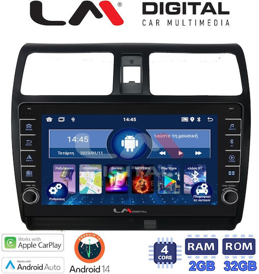 LM Digital Ηχοσύστημα Αυτοκινήτου για Suzuki Swift 2005 > 2010 (Bluetooth/USB/WiFi/GPS/Apple-Carplay/Android-Auto)