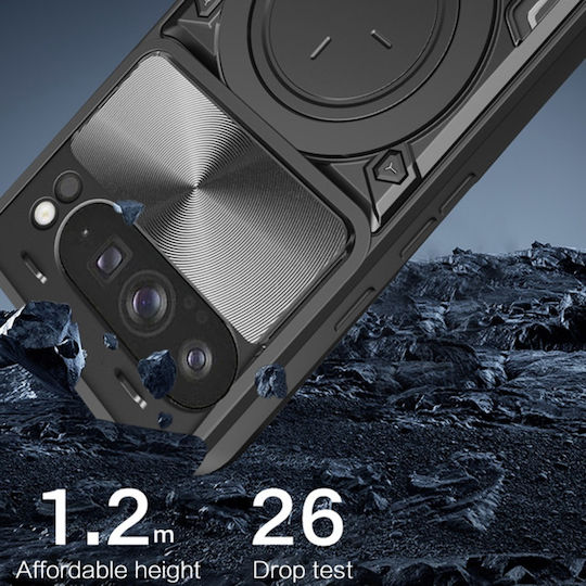 Techsuit Camshield Back Cover Πλαστικό / Σιλικόνης Μαύρο (Moto G75)