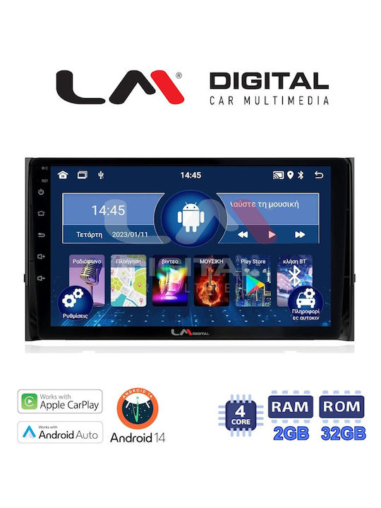 LM Digital Car Audio System for Skoda Karoq / Kodiaq 2016+ (Bluetooth/USB/WiFi/GPS/Apple-Carplay/Android-Auto) with Touch Screen 10.1"