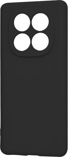 Techsuit Softflex Umschlag Rückseite Silikon Schwarz (Redmi Note 14 Pro 4G)