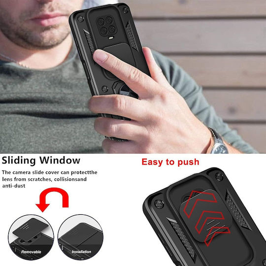 Techsuit Camshield Задна корица Силикон Черен (Galaxy Note 9Redmi Note 9S / 9 Pro / 9 Pro MaxOnePlus 9 Pro)
